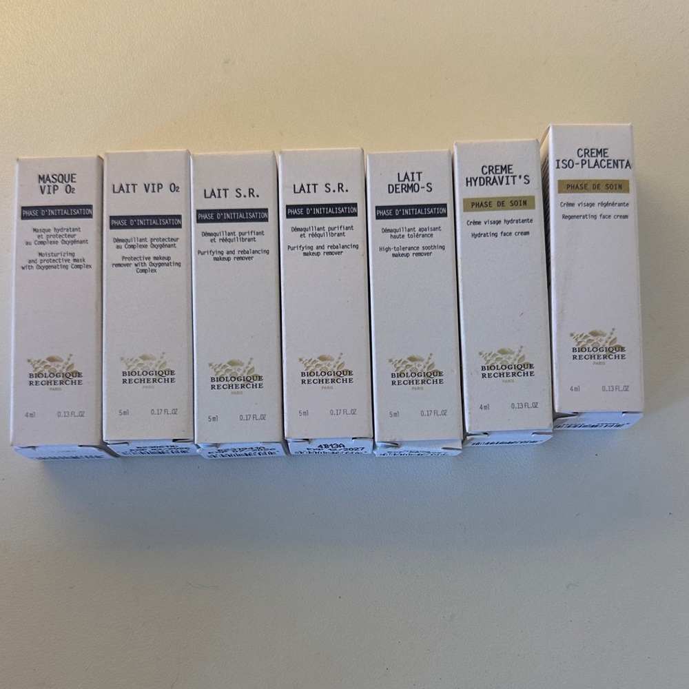 Biologique Recherche 7-Piece Minis Set – Masque VIP O₂, Lait VIP O₂, Lait S.R.